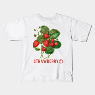Vintage Strawberry Classic Kids T-Shirt